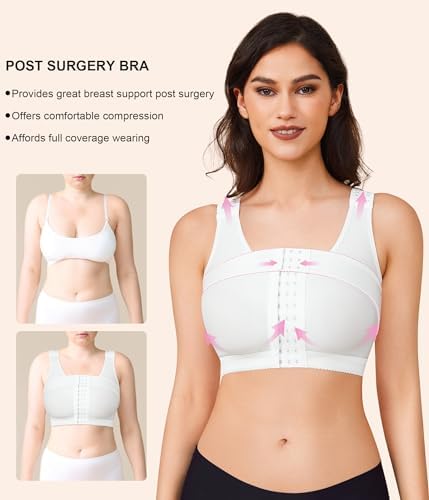 BRABIC Women's Front Closure Post-Surgery Posture Corrector Bra Shaper Tops
