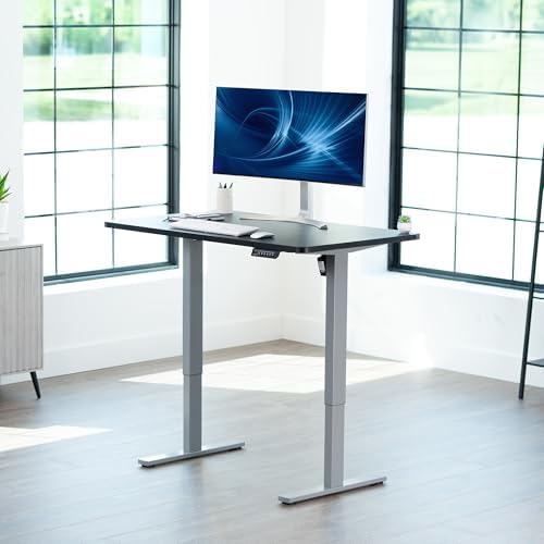 VIVO Black 48 x 30 in Standing Desk, DESK-KIT-1G5B