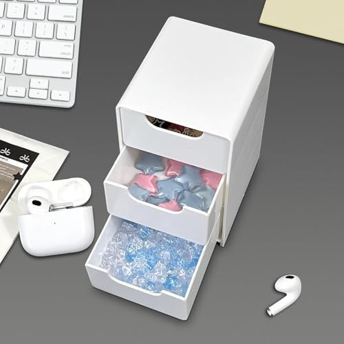 Mini Desktop Storage Unit for Beads Jewelry Makeup & Craft Supplies Small Storage Drawers for Tea Bag Sugar Packet Ponytail Holders and Bobby Pins Daily Wear Jewelry Nail little items girl gifts