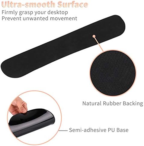 Keyboard Wrist Rest Pad and Mouse Pad Wrist Rest Support Set, Ergonomic Gaming Mousepad Durable Smooth Surface Non-Slip Base Sunflower Butterfly Design for Computer Laptop Home Office + Cute Coasters