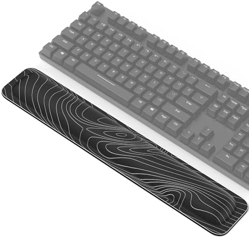 TECKNET Wrist Rest for Computer Keyboard Ergonomic, 1 in Thick, 17x3.3 in