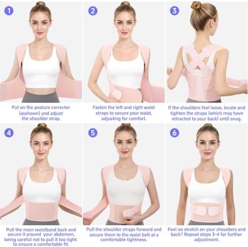 Posture Corrector for Women Men Back Brace Support Straightener Scoliosis