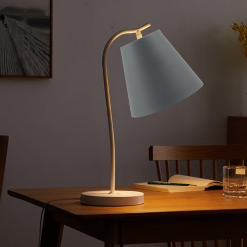 MY MIRONEY 2PCS Grey Barrel Metal Lampshade, 4.13" Height