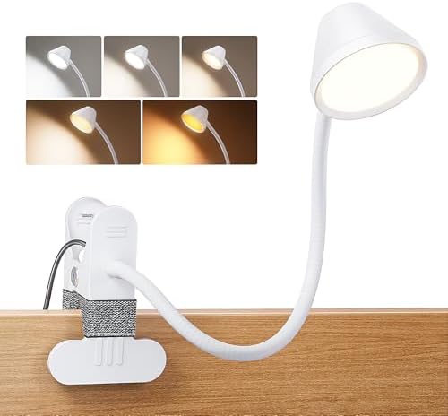 LEPOWER Clip on Light, Reading Lights for Books in Bed, 400LM, RG0 Eye-Care