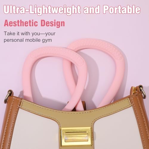 Arm Resistance Bands 8 Shaped Resistance Bands with Handles for Shoulder Back Arm Workout for Yoga Fitness Equipment