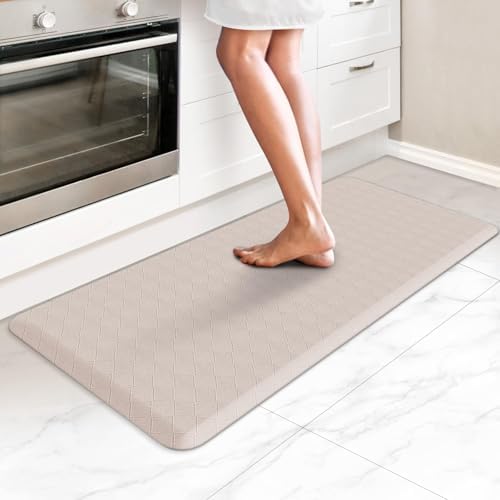 HappyTrends Kitchen Mats for Floor Cushioned Anti-Fatigue Kitchen Rugs