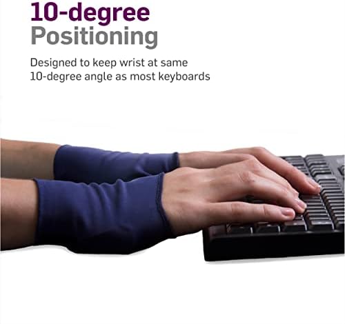 NatraCure Computer Gloves (Carpal Tunnel Relief) - Size: Small - One Pair (Reversible) - (For Wrist and Hand Pain Relief from Typing and Other Repetitive Movements)