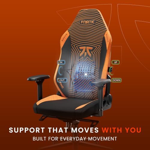 Blacklyte Athena Pro Gaming Chair, Team Fnatic, Fabric