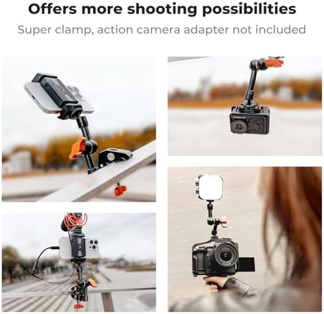 K&F CONCEPT 6" Magic Arm 1/4" Screw Articulating Mini Arm