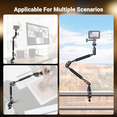 NEEWER 22" Magic Arm with Desk C Clamp, Overhead Camera Mount, UA057