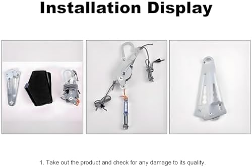 Adjustable Neck Traction Device, Hook & Gear Design No Heavy Objects Needed, Easy to Use for Neck Pain Relief, Suitable for Home & Outdoor Use