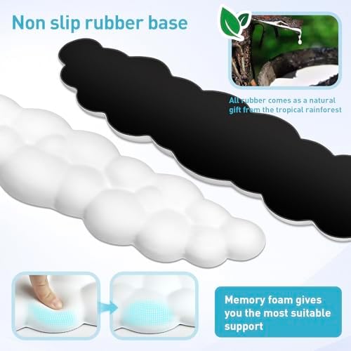 Cloud Wrist Rest Keyboard