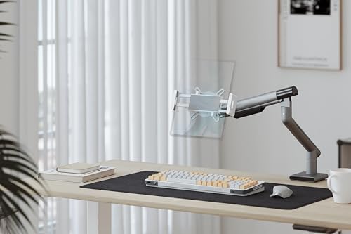 Mount Plus VESAT01 Universal VESA Tablets Mount Adapter for IPad, IPad Pro, Tablets, Portable Monitors Display On Monitor Arm | VESA 75x75 Max 15" Screen