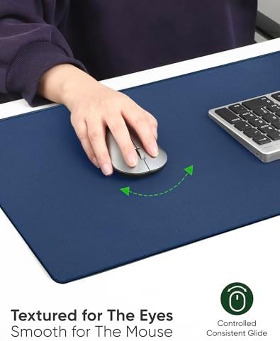 ALOANES Non-Slip Extended Mouse Pad Office&Home Desk Mat Stitched Edge