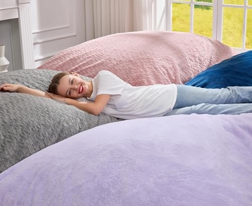 Hobestluk Adult Bean Bag Chair 3 in 1 Convertible Large Bean Bag Sofa