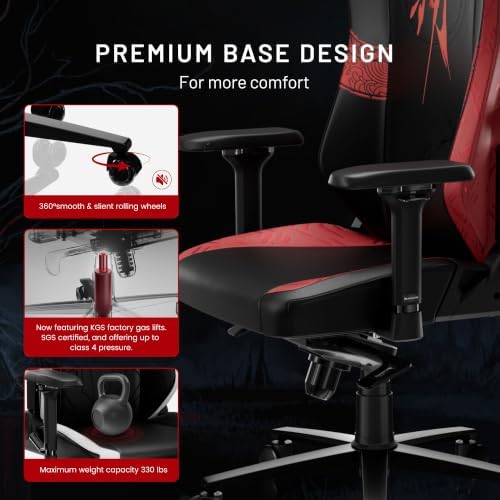 Blacklyte Athena Pro Gaming Chair, Wuchang, Leatherette