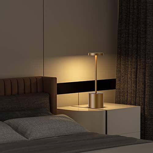 Cordless Table Lamp Rechargeable,Battery Powered LED Outdoor Table Light