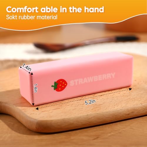 Butter Squishy Slow Rising Stress Relief Toy - New Realistic Butter Stick Squeeze, Soft PU Foam Fidget for Anxiety & Sensory Relief, Cute Desk Decor for Kids, Office, School & Daily Use（1 Pack Pink ）