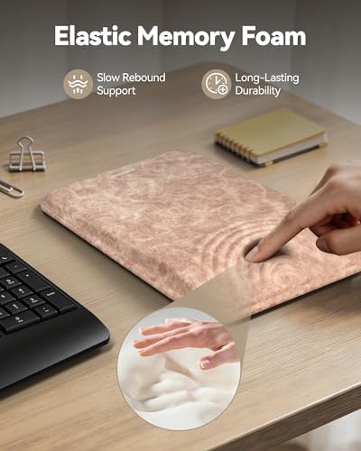 TECKNET Ergonomic Mouse Pad with Wrist Rest, All-Day Comfort & Pain Relief
