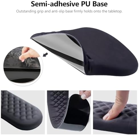 Ergonomic Mouse Pad Wrist Support, 2 in 1 Keyboard Wrist Rest Set