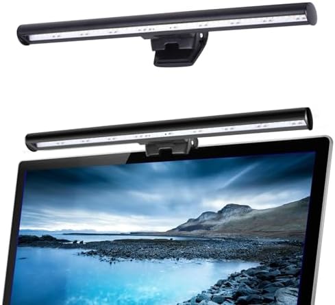 Wodgreat Laptop Monitor Lamp, Eye Care LED Screen Light Bar No Screen Glare