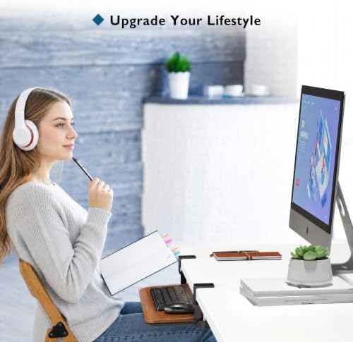 BONTEC Under Desk Keyboard Tray, Pull-Out Keyboard & Mouse Platform