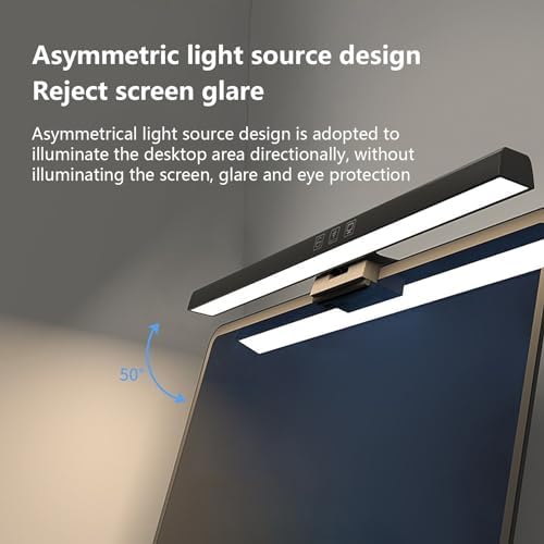 Computer Light Bar, Laptop Monitor Light Bar with Clip, USB LED Task Lamp