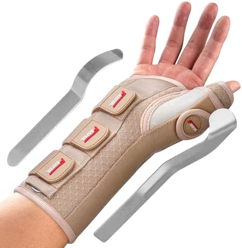 FEATOL Thumb Spica Splint Wrist Brace for De Quervain's & Carpal tunnel