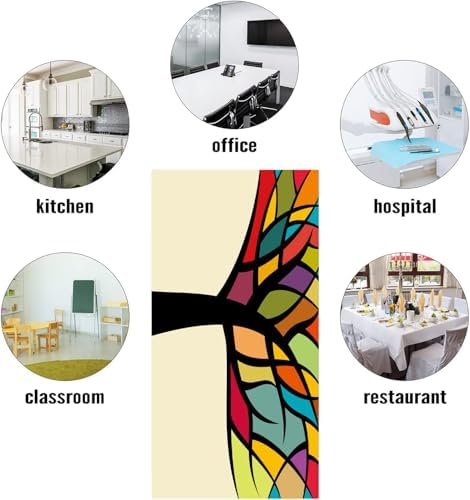 Fluorescent Light Cover Decorative Ceiling Light Filters,Colorful Pattern,for Classroom Office Hospitals Home Ceiling Decorative,2ft x 4ft,Multicolor
