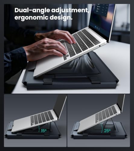 Nillkin 14 inch Laptop Sleeve with Stand (4-in-1), 2 Stand Modes, Mouse Pad