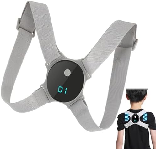 Smart Posture Corrector Adjustable Soft Comfortable Back Straightener Posture Corrector with Smart Sensor Vibration Reminder for Kids Adults