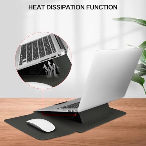HoYiXi 17.3 inch Laptop Sleeve Case for Essential 17/ TPN-I139_320M3AV(2023/2025)/Pavilion Envy 17,Compatible with IdeaPad/LG Gram/ASUS/Dell/ROG Strix/Acer 17''-17.3'' Laptop Bag,Grey