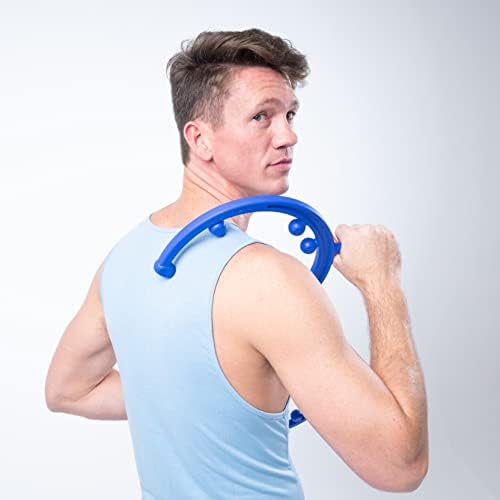 Body Back Buddy Classic Back Massager & Neck Massager for Pain Relief, Blue