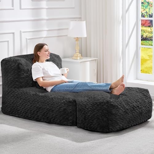 Hobestluk Large Bean Bag Chairs for Adults Giant BeanBag Couch Lounger