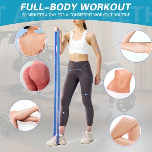 Resistance Bands,Pull Up Bands,Stretching Assist Bands Set for Men & WomenPortable Exercise, Muscle Training,Physical Therapy,Exercise Workout Bands for Working Out