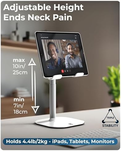 COOPER TabHolder Tablet Holder, iPad Stand for Desk, Portable Monitor Stand