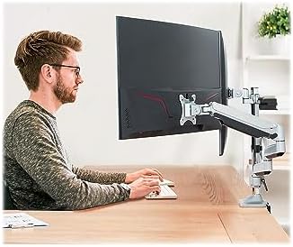SIIG Triple Monitor Desk Mount, 13"-32", 15.4 lbs Each, CE-MT3611-S1