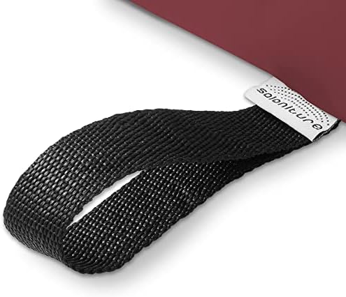 Saloniture Half Round Neck Massage Table Bolster Pillow Pad - 13 x 6 x 3 Inch - Burgundy