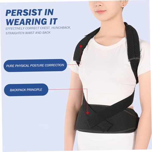 Back Brace Corrector, Adjustable Hunchback Corrector, Breathable Back Straightener, Pain Relief Improve Thoracic Kyphosis Spine for Men Women, L