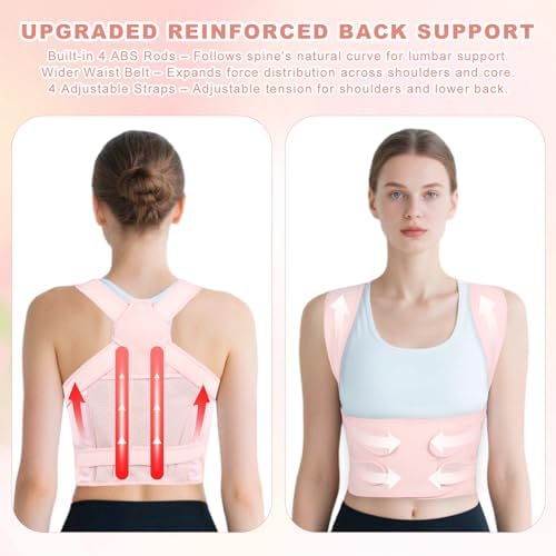 Back Brace Posture Corrector for Women and Men, Back Shoulder Support Belt