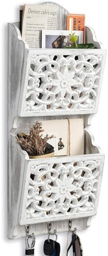 Key and Mail Holder for Wall Mail Holder for Wall