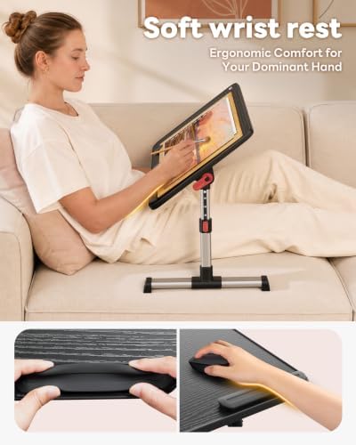 Laptop Desk Table, SAIJI Adjustable Laptop Stand, Portable Lap Desks