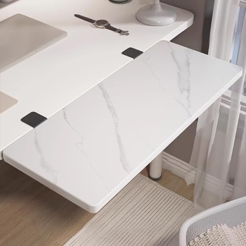 Foldable Table Extension,Small Desk Extender Tray,Folding Wall Table Keyboard Extender,Floating Table Hanging Computer Desk,Table Mount Armrest Shelf,Computer Elbow Arm Support