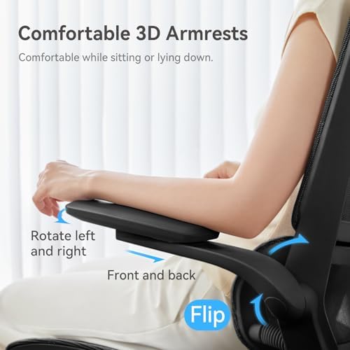 SIHOO M59AS Ergonomic Office Chair, Adaptive Lumbar Support, 2 Packs, Black