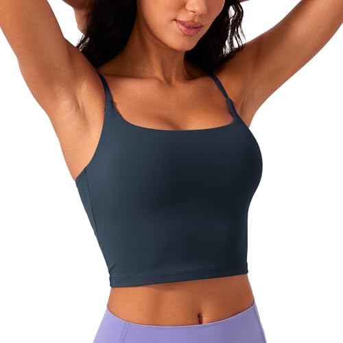 CRZ YOGA Butterlift Scoop Neck Crop Tank Top