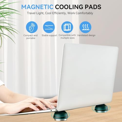 Laptop Cooling Pad, Magnetic Laptop Cooling Pad for Home Work Office