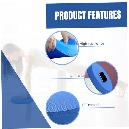Balance Pad, Oval balance pads, Non-Slip Foam Mat & Ankles Knee Pad Cushion for Physical, Rehabilitation, Core and Strength Stability Training