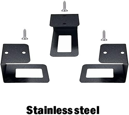 AUXPhome (3) Laptop Holder Under Desk Laptop Mount Organizer Rack Storage Shelf, Add On Under Table Laptops, Keyboard, Routers, Modems, Cable Box, Network Switch & More, Desk Accessories