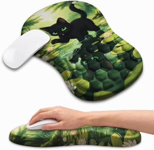 Ergonomic Mouse Pad Wrist Support for Carpal Tunnel Pain Relief