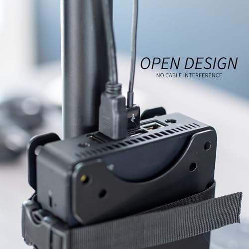 VIVO Black Thin Client Mini PC Mount Bracket, MOUNT-PC05C